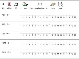 KS2/3 SEN Maths Worksheets – Addition and Subtraction – Low Ability / SEND