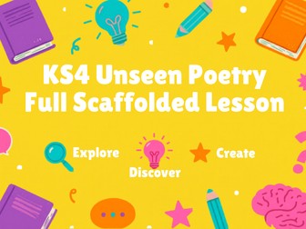 Unseen Poetry PowerPoint