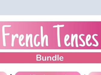 Bundle French Tenses visual aids