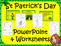 St Patrick’s Day - PowerPoint and Worksheets