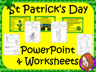 St Patrick’s Day  -  PowerPoint and Worksheets 