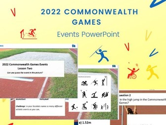 2022 Commonwealth Games PowerPoint