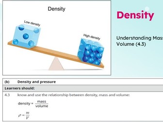 IGCSE Physics: Density of Regular Objects | Edexcel Modular | L1