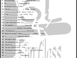 Adverbs 1 Page BW Worksheet