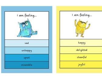 How are you feeling today colour monsters