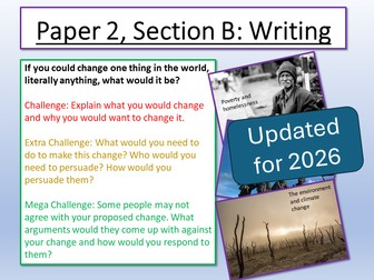 AQA Paper 2: Section B Speech Writing