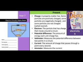Year 7 Electricity Scheme of Work