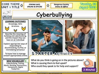 Online Safety Cyber Bullying & Trolling