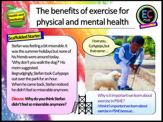 Physical Health + Wellbeing PSHE
