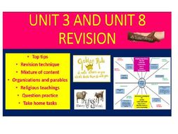 Edexcel Unit 3 and Unit 8 Revision PowerPoint and activities.