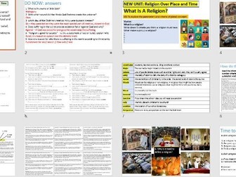 1. What is a religion? KS3 lesson
