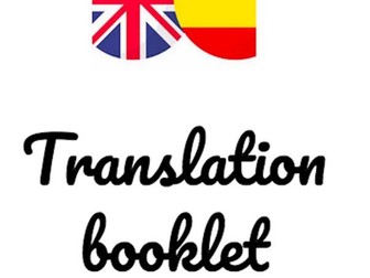 A-Level Spanish Translation Booklet