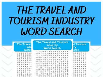The Travel and Tourism Industry - Word Search