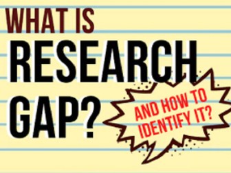 What is Research Gap and How to Identify it?