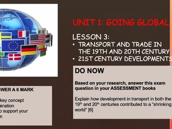 Going global lesson 3