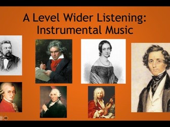 Instrumental Music: Wider Listening Pack