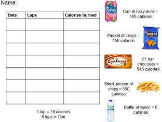 KS4 Healthy Active Lifestyle - Walking challenge