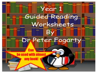 Year 1 Guided Reading Worksheets - Can be used with any reading scheme.