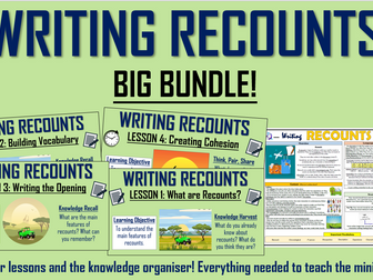 Writing Recounts - Big Bundle!