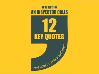 An Inspector Calls - 12 key quotes and how to write about them