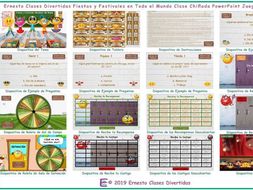 Holidays and Festivals Around The World Kooky Class Spanish PowerPoint Game
