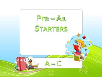 YLE Pre A1 Starters, Flashcards A to C