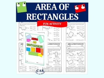 Area of Rectangles Fun Activity