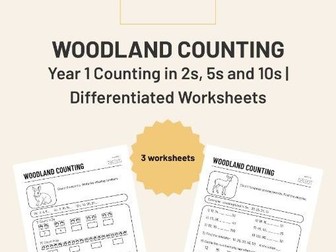 Counting in 2s 5s 10s Year 1 Differentiated