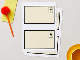 Letter Front Template KS1