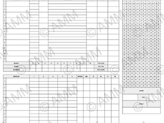 Simplified T20 Cricket Scoresheet | Secondary PE & After-School Club Match Tracker