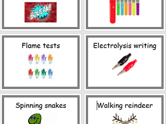 End of term/Science  Christmas Practical Carousel