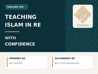 Teaching Islam in RE With Confidence | Teacher CPD PowerPoint
