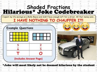 Shaded Fractions Codebreaker