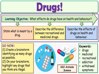 Drugs KS3 Activate Science