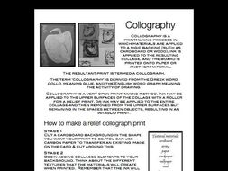 How to make a collograph