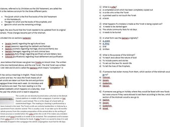 History of the Jewish texts