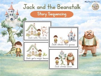 Jack and the Beanstalk EYFS Story Sequencing Cards | Fairy Tale Resources