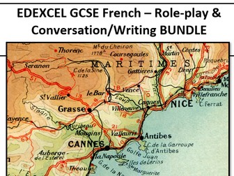 EDEXCEL GCSE French - Role play & Conversation/Writing pack