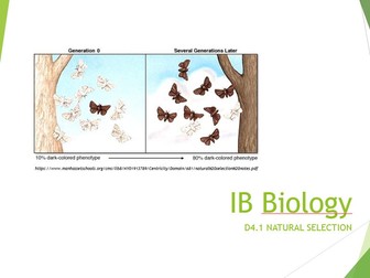 IB Biology 2025 syllabus Topic D4.1