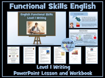 English Functional Skills - Level 1 - Writing