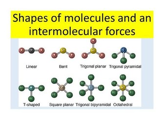 OCR A-level Chemistry - Shapes of molecules and intermolecular forces