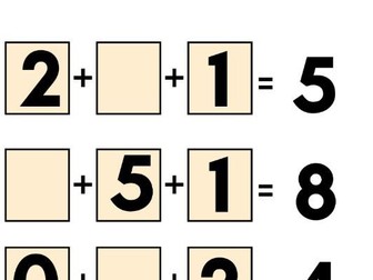 number bonds to 10 Reception, Year 1