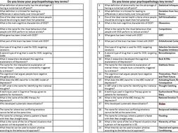 key studies psychology aqa
