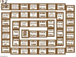 Conditional Sentences Types 0 and 1 Animated Board Game