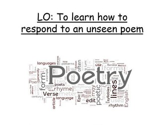 Responding to an unseen poem using 'Coat' - Eduqas specification