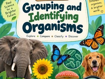 Grade 7 Science – Grouping and Identifying Organisms – Identification Keys Worksheet