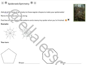 Spiderweb Symmetry - Shapes and Geometry