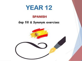 Spanish AS Gap fill & Synonym practise