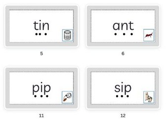 Phase 2 CVC words (s,a,t,p,i,n)