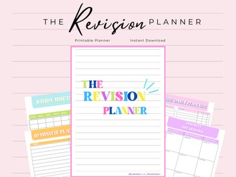 Ultimate Revision Planner- from a D to an A!